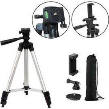 Tripode de Aluminio con Giro 360º WS-900-126 Gris/Negro