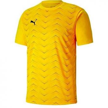 PUMA Ftblnxt Graphic Shirt Core Camiseta, Hombre, Ultra Yellow Black, S