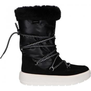 Botas de Mujer Geox D Kaula B Abx, impermeables, con suela de goma antideslizante, diseño elegante en color negro, cierre con cremallera lateral y detalles en piel sintética