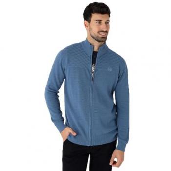 BENDORFF - Jersey Cuello Perkins Doble Textura con Cremallera