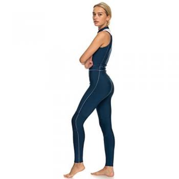 Traje de surf Roxy Long Jane sin mangas 1.5 mm azul gris para niña - Talla 6