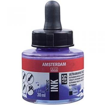 Amsterdam ACRYLC Ink ULT.Violet, Violeta ultramarina, talla única