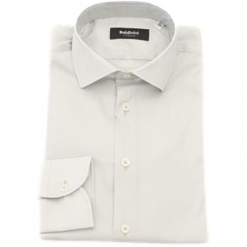 Baldinini Trend Gray Cotton Shirt - M