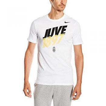 NIKE Kurzarm Shirt Juve Core Type tee - Prenda, Color Blanco, Talla l