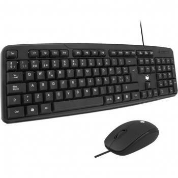 Combo Teclado y Ratón PcCom Essential MK20 Negro