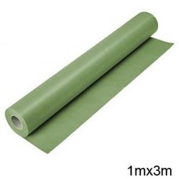 Fabrisa 8100304 - Rollo de papel kraft, 1 x 3 m, color verde
