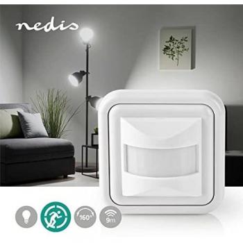 Detector de Movimiento Infrarrojo PIR 160° - Instalación 2/3 Hilos, Ajustes Personalizables de Tiempo, Luz Ambiental y Sensibilidad, Rango de 9m