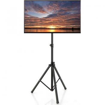 Soporte de TV Pie Ajustable para Pantallas de 21-47 Pulgadas, Capacidad de Carga 35 kg, Base para Televisores LCD OLED