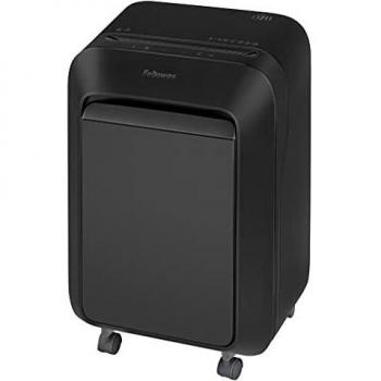 Destructora LX211 de Fellowes, destruye hasta 15 hojas, Microcorte, para pequeña oficina y oficina en casa, 100% anti-atascos, con tecnología Safesense - Negro
