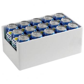 Cesta de Almacenamiento Multifuncional Apilable XXL de Plástico Blanco - Organizador de Armario
