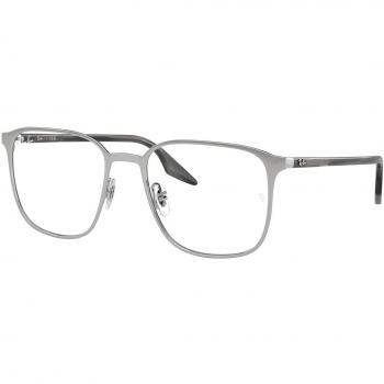Ray-Ban RX6512 2595 Armazones para Hombre Plateadas con lentes recetados de 54 mm