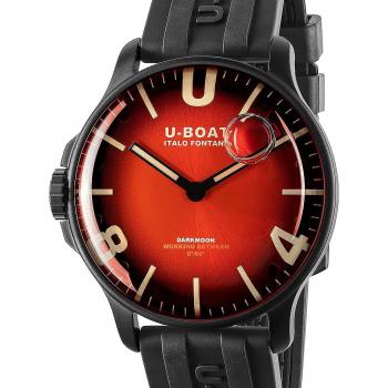 U-Boat Darkmoon Red PVD Men's Watch 44mm Quartz 5ATM