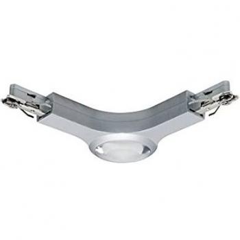 Conector en L LED URail Paulmann, cromo mate, 5.8W, dimmable