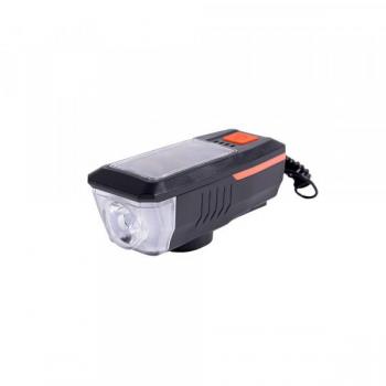 GreenIce | Luz Delantera Bicicleta LED 2 Niveles Sensor Batería USB - Anti Deslumbramiento