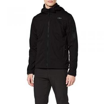 CMP Men's Regular Fit Black Rain Jacket 39A5027