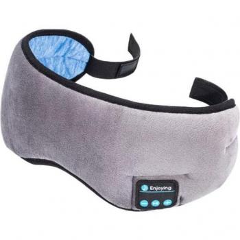 Gafas de Dormir Inalámbricas Bluetooth 5.0 con Altavoces Integrados, Micrófono Manos Libres y Función de Música para Sueño Profundo y Viajes