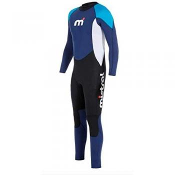 Mistral Traje De Neopreno 3/2 Mm Manga Larga Con Cremallera Trasera Breeze Zapatillas de Deporte Hombre Azul-Blanco-Negro Large