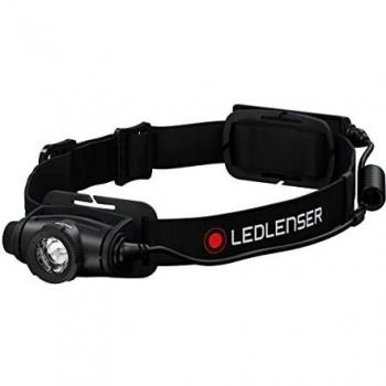 Ledlenser Linterna frontal LED H5R Core, 500 lúmenes, recargable con batería de litio, impermeable