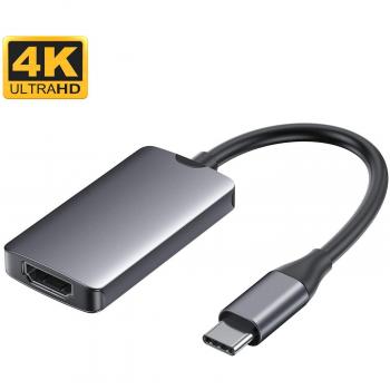SenPuSi USB C a HDMI Adaptador, Hub USB Type C a HDMI 4K/60Hz Compatible con iPad Pro 2018,Macbook Pro,Macbook Air 2018,Huawei Mate 20/P20,DELL XPS 13/15 y Más Tipo C Dispositivo