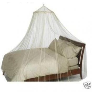 Blanco Mosquitera para cama individual ligero Blanco Canopy - Irritación de la piel no