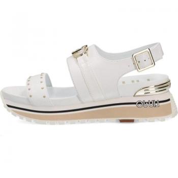 Sandalias con cuña Liu Jo para mujer en color blanco