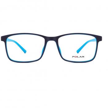 Polar 538 Kids With Clip-On 20 Kids' Eyeglasses Blue Size 50 - Blue Light Block Available