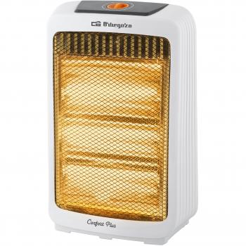Estufa Halógena Orbegozo BP 0300, 1200W con Tres Niveles de Potencia y Deflector de Alta Brillantez