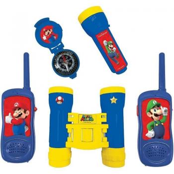 Lexibook Super Mario Adventurer Kit with 120m Range Walkie Talkies