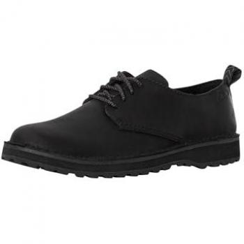 Clarks Men's Black Solsbury Lace Leather Comfort Shoes - Size 10 UK