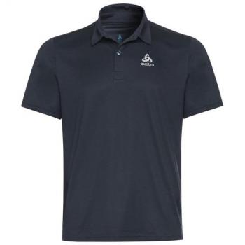 Odlo Short Sleeve Fleece Polo for Men - Dark Sapphire, Size M