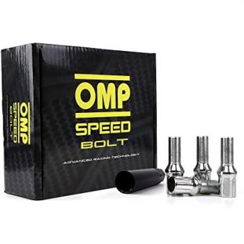 Set de Tuercas OMP 27 mm Plata, 20 unidades, M12 x 1.50, material DIN 10.9, llave de 17/19