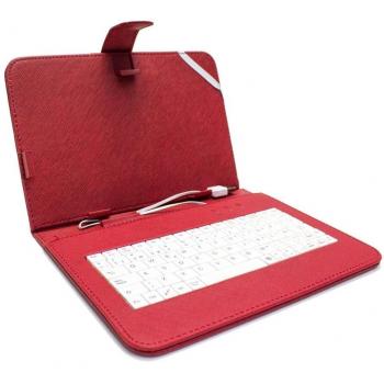 Funda Tablet Teclado 8 Rosa