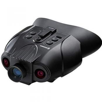 Bresser Nachtsichtgerät Binokular, Visión Nocturna Digital 3X Con Función De Zoom Iluminación Inversa C Unisex Adulto, Negro, Compacto