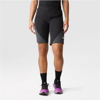 The North Face Bermuda de mujer Stolemberg Alpine Slim Straight, pantalón corto de montaña, color negro