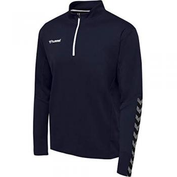 Hummel Authentic Half-Zip Sweatshirt for Men - Blue XL