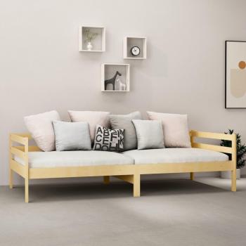 Sofá cama de madera maciza de pino 90x200 cm