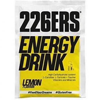 226ERS Energy Drink Monodosis | Bebida Energética en Polvo, Sin Gluten y Sin Lactosa, Limón - 1 unidad x 50 gr