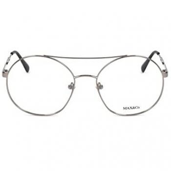 Montura de Gafas para Mujer MAX&Co MO5007 en Metal Gris Brillante, Talla Única