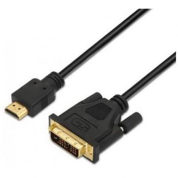 Cable HDMI a DVI-D 24+1 Bidireccional Trenzado Reforzado 1.5m Temco - Alta Definición FHD 1080P para Mac, Monitor, Proyector y Tarjeta Gr