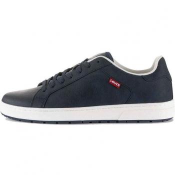Levi's Men's Piper Low-Top Sneakers in Navy Blue with Side Logo