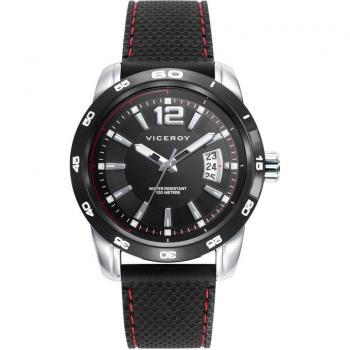 Reloj Viceroy Heat para Hombre con Caja de Acero y Correa de Silicona Negra