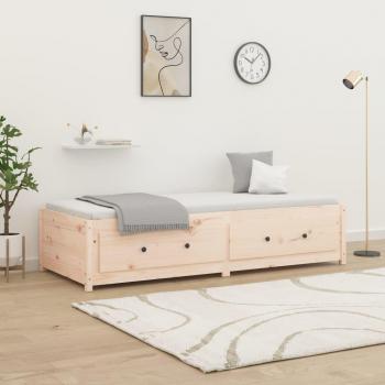 Day Bed 80x200 cm Solid Pine Wood Without Mattress