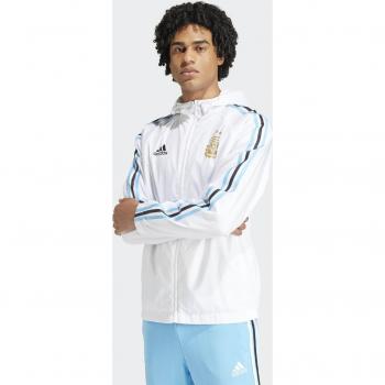 Adidas Chaqueta Argentina DNA Windbreaker 23/24 Blanco Hombre Adulto