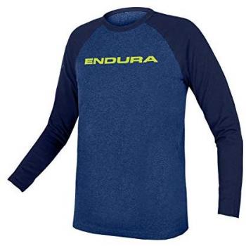 Maillot Endura One Clan Raglan manga larga azul infantil - M