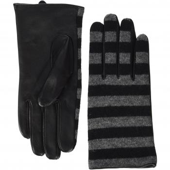 PIECES Pcjunilla Leather Wool Glove, Guantes para Mujer, Negro