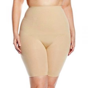 zizzi Z94860F-Pantalones moldeadores Mujer    Beige