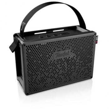 Teufel MYND Altavoz Bluetooth Portátil Resistente al Agua IP67, Sistema 2.1, Hasta 42 Horas de Autonomía, Función de Banco de Energía (Negro Cálido)