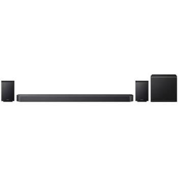 Barra de Sonido Samsung HW-Q930H - Inalámbrica, Dolby Atmos, 9.1.4 Canales, 580W, Amplificador de Voz Activo Pro, Bluetooth 5.3, Q-Symphony
