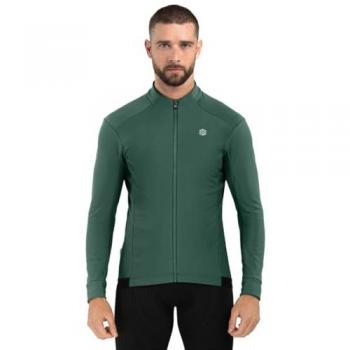 Chaqueta Softshell de Ciclismo para Hombre J1 Ordino Siroko Verde Militar