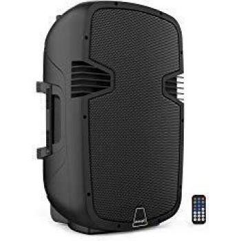 Audibax Arkansas 15 - Altavoz Profesional con Bluetooth de 15 - Potencia de 800W - Altavoz Amplificado - Conexión USB/SD - Mando a Distacia Incluido - Altavoz con Bluetooth
